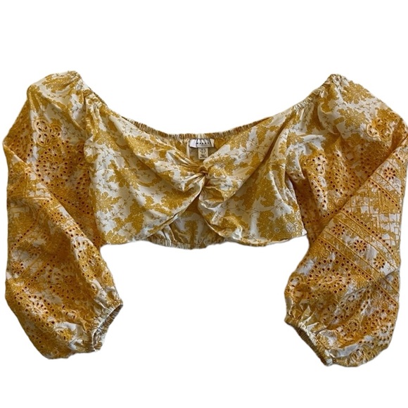 Topshop embroidered crop top - Picture 3 of 14